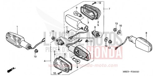 BLINKER (1) CB600F1 de 2001